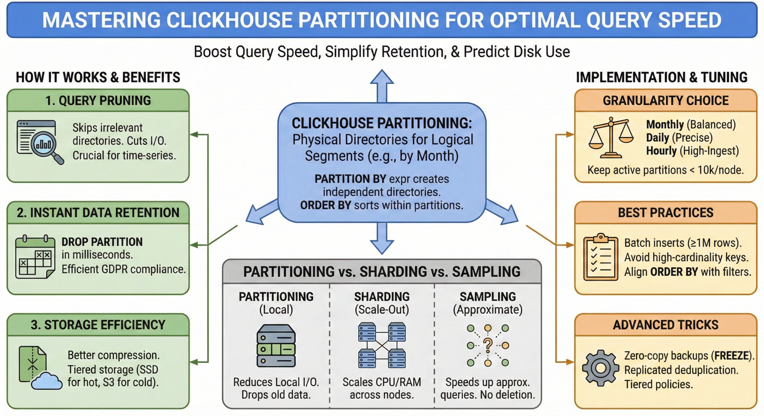 ClickHouse Partitioning for Optimal Query Speed