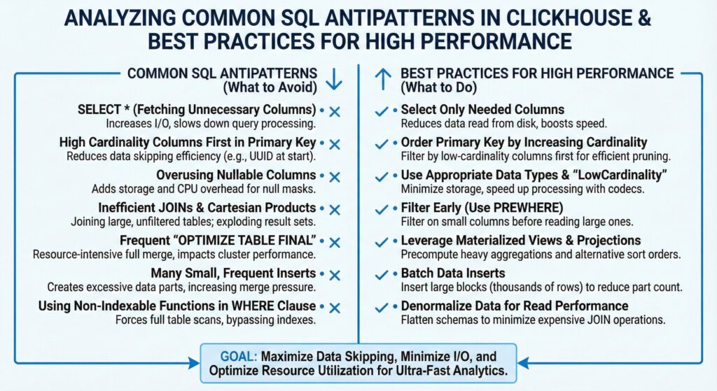 Enhance Performance with SQL Antipatterns Best Practices