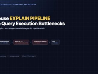 ClickHouse EXPLAIN PIPELINE field guide to decoding query execution bottlenecks